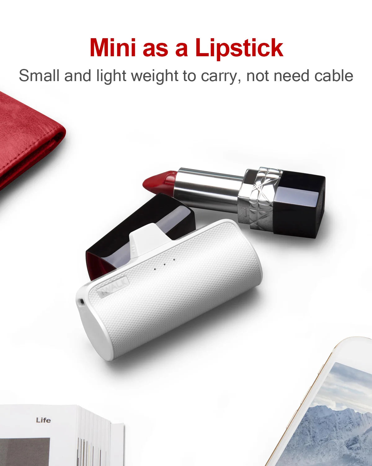 US Cheap Bulk Items to Resell Unique Mini Pocket Power Bank Fast Charging Phone Portable Smallest Wireless Chargers for iPhone