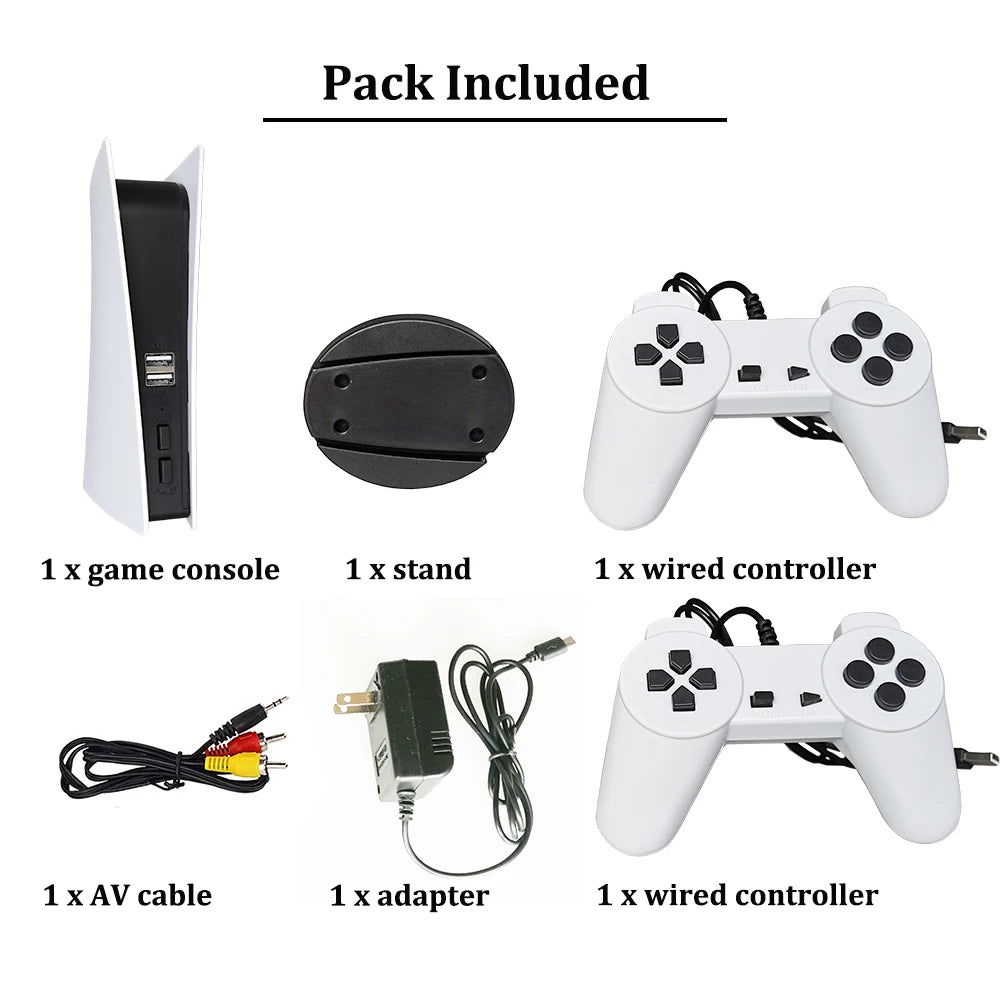 New Classic Mini TV Game Console 8 Bit Game Cartridge with 200 AV Out G155 Retro Video Game Station with Dual Wired Controller