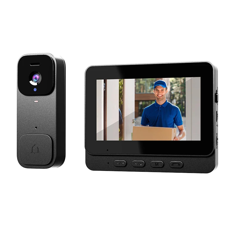 X7 Smart Video Doorbell 4.3 Inch Screen Cat&