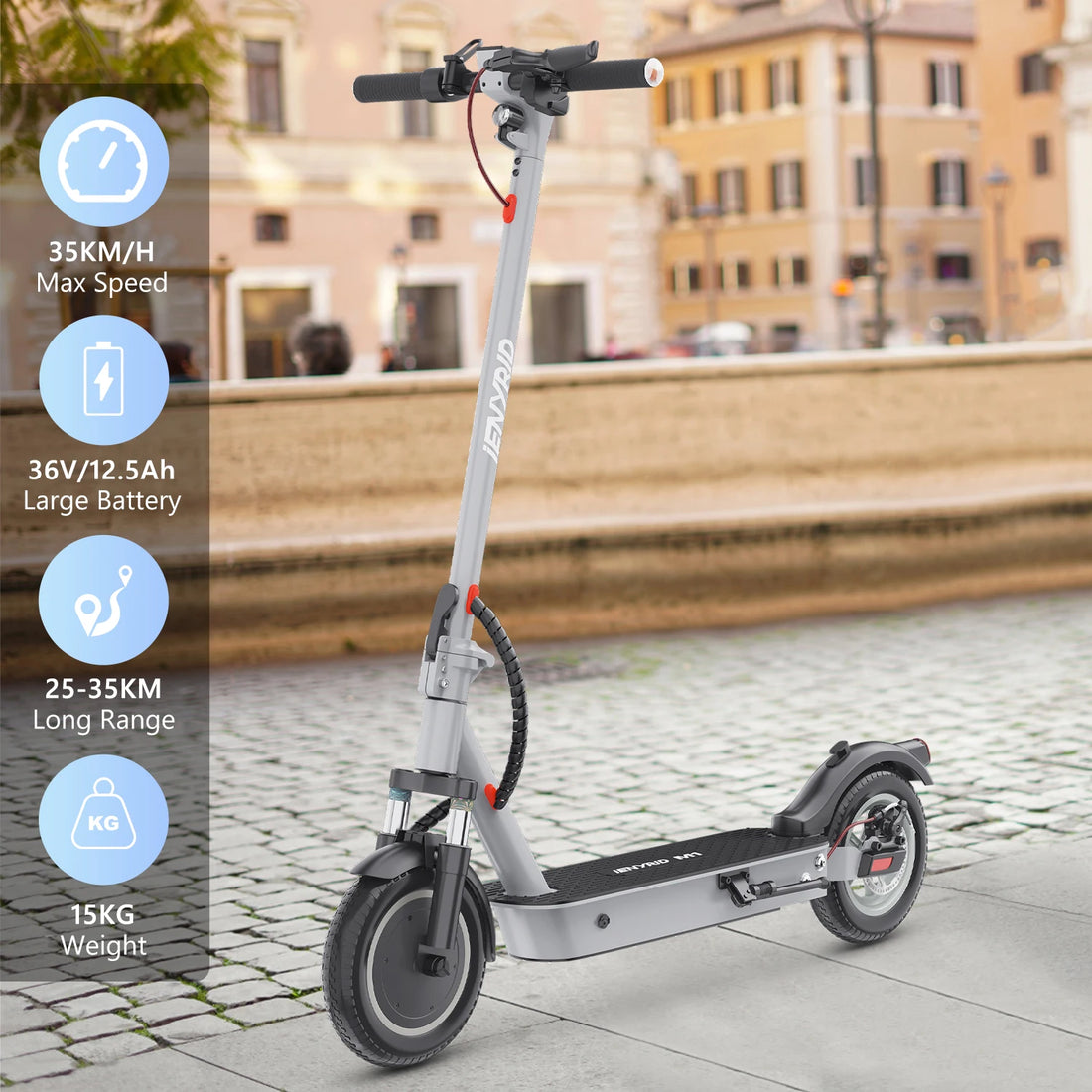 IENYRID Hot Sale 2 Wheels Unisex Scooter 36V 500w 12.5Ah Lithium Battery IENYRID M1 Electric Scooter