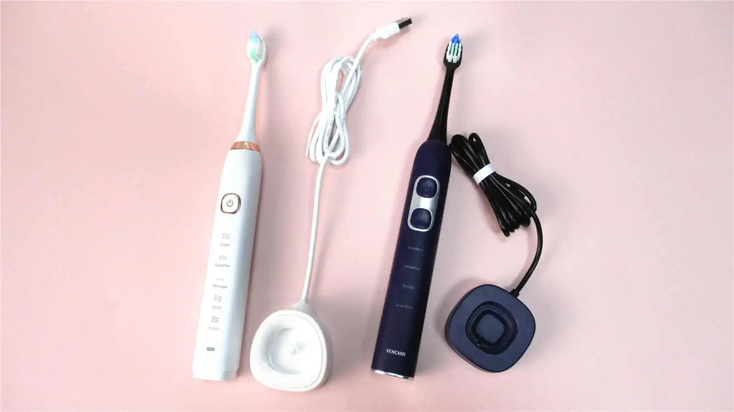 New Hot Selling Wholesale 8 Heads Family Using Waterproof Box Power Battery Soft Gift Packing Dupont Electric Sonic Toothbrush