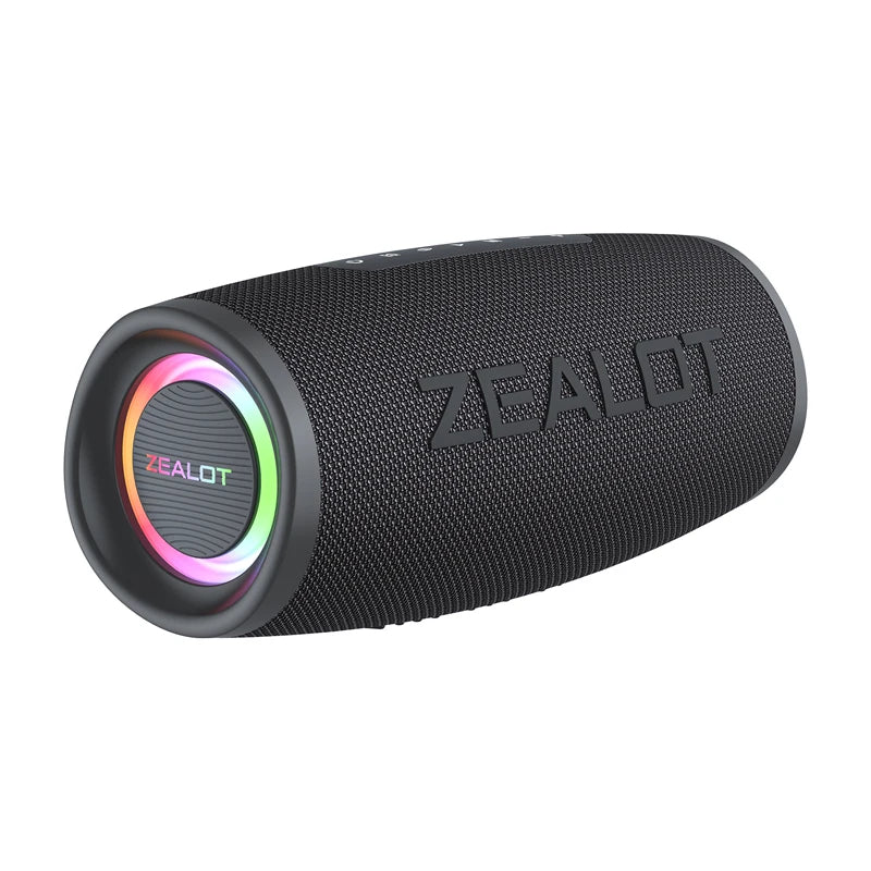 Zealot S56 40W Portable for Bluetooth Wireless Speaker RGB Colorful Lights Waterproof
