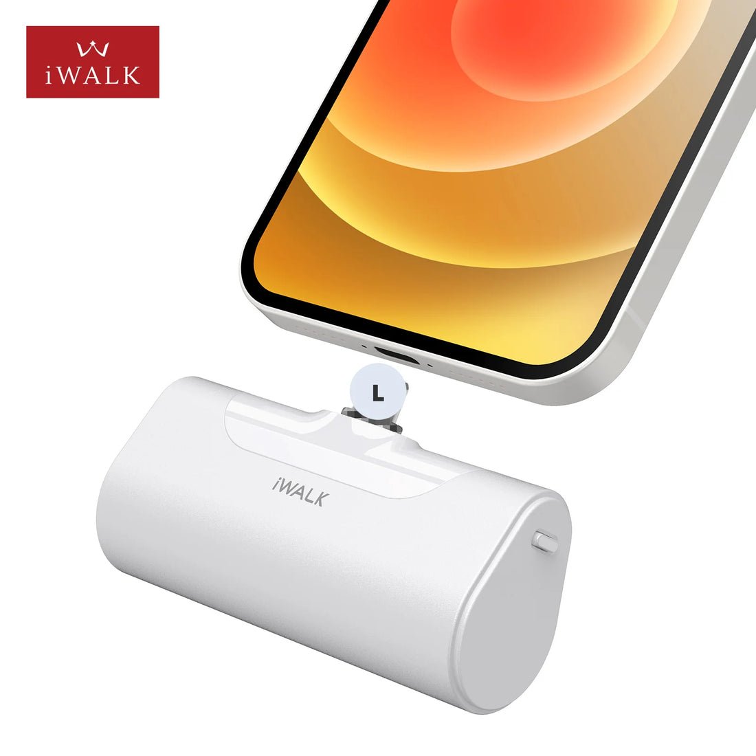 Local US Stock Clearance Sale Small Mini Size Built-in Plug Factory Portable Charger Battery Pack Power Bank for Phone