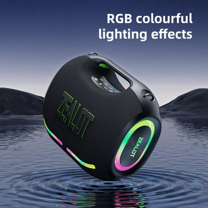 ZEALOT ZE01 120W Portable TWS Speaker IPX6 Waterproof with USB/TF/AUX for Mobile Phone