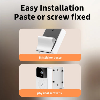 X9 Wireless HD 1080p OLED Video Doorbell with Night Vision Intercom Voice &amp; Rechargeable Security System for Home or Hotel