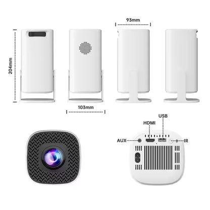 P30 MAX Game Projector Classic Video Game Console Retro 3D Games Potable Projector 720P HD Output Home Projector for Party