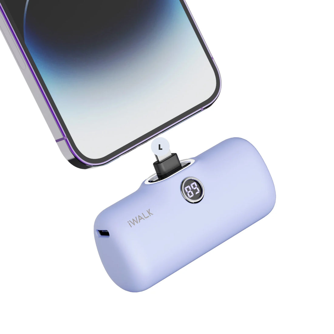 2025 Hot Selling 4800mAh Portable Charger Mini Power Bank PD Fast Charging Battery Pack With Built-in Plug Local US Stock Cheap