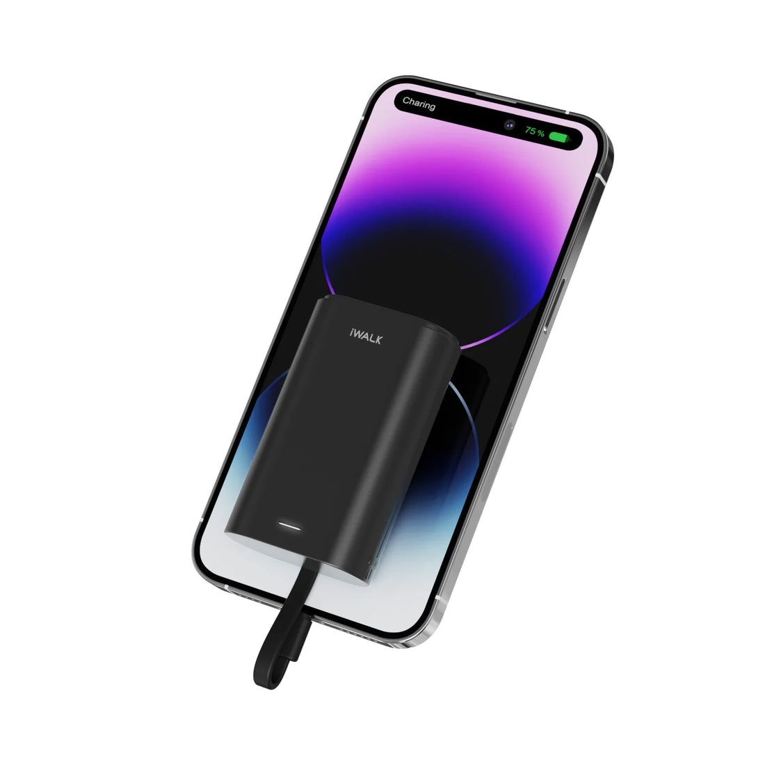 Mobile Phone Accessories Fast Charge Super Compact Portable Charger 9000mAh Built-in iPhone Cable Power Banks for Smart Phone