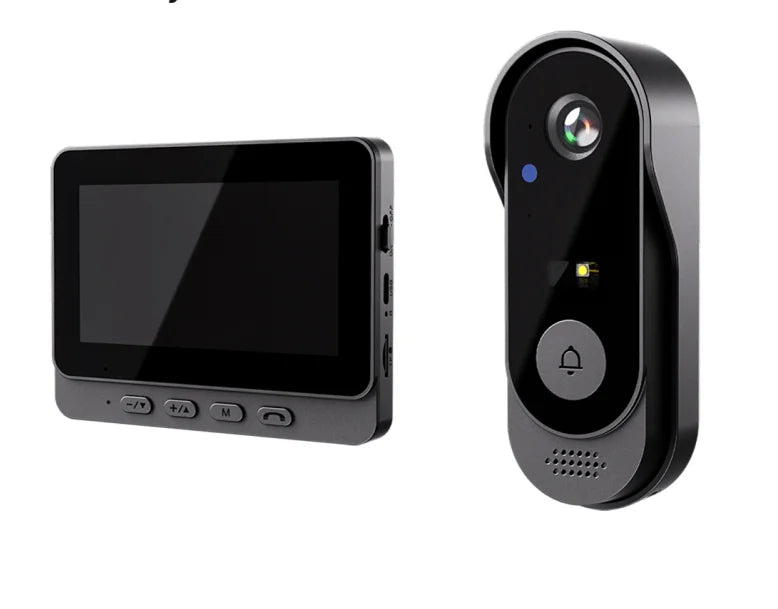 X8 Smart Wireless Video Intercom System 4.3 Inch OLED Waterproof Screen Doorbell With Night Vision for Home and Villa Use