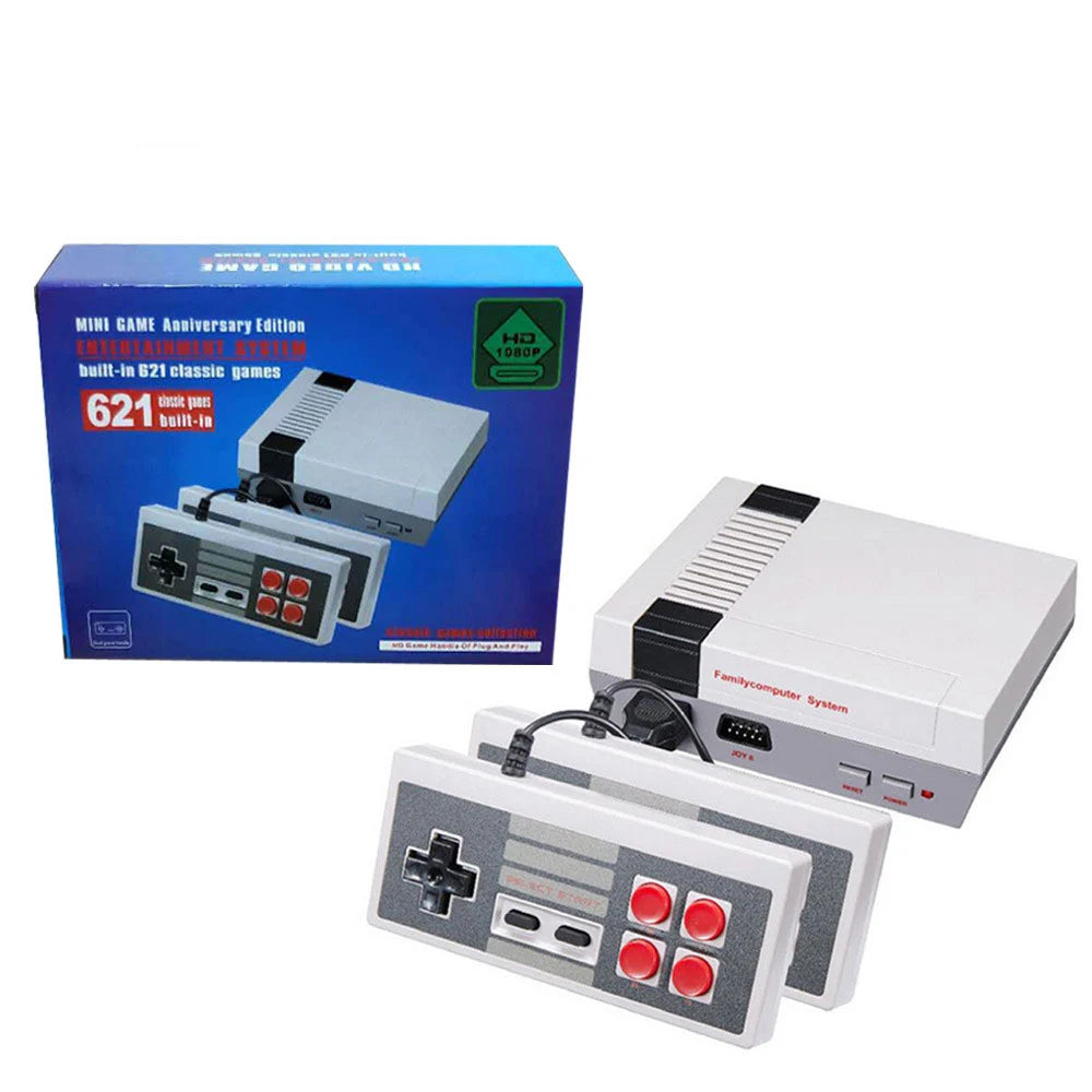 Hot -621 Retro Classic Handheld Mini TV Universal Video Game Consoles  with 621 Built-in Games