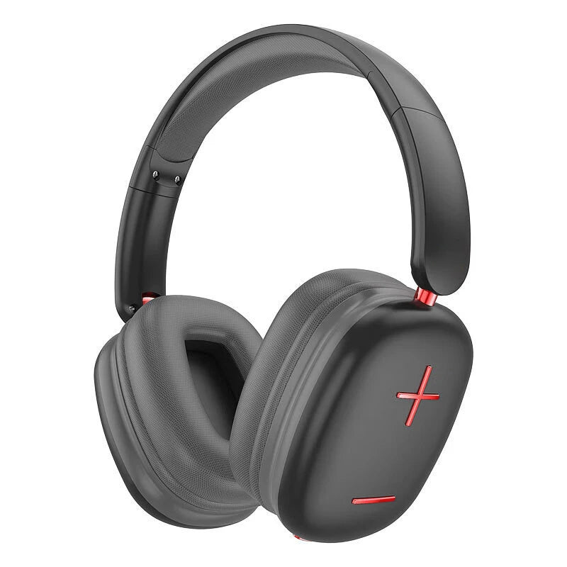 Foldable Over-Ear Headphones B300 Gaming Earphones 40mm Driver Computer Wireless Headset LED Indicator Light for Workout Running