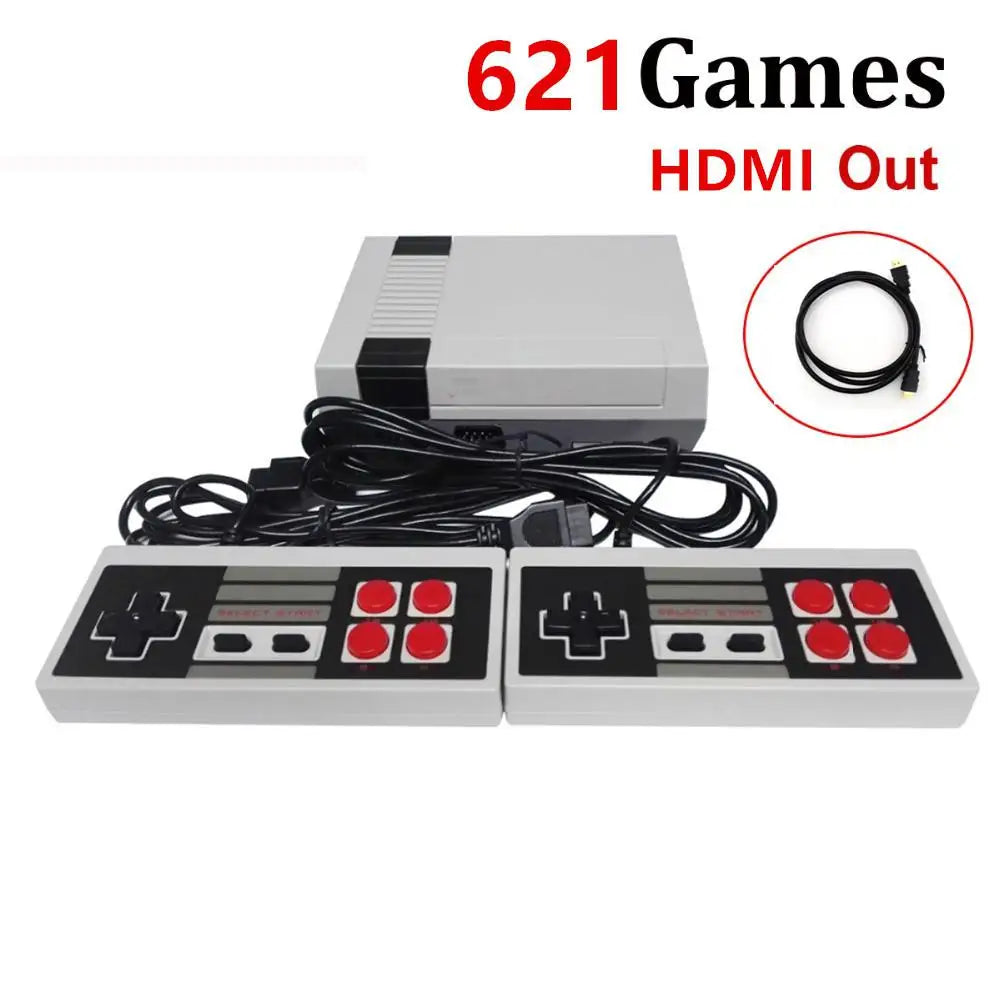 Hot -621 Retro Classic Handheld Mini TV Universal Video Game Consoles  with 621 Built-in Games