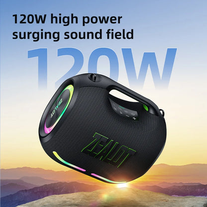 ZEALOT ZE01 120W Portable TWS Speaker IPX6 Waterproof with USB/TF/AUX for Mobile Phone