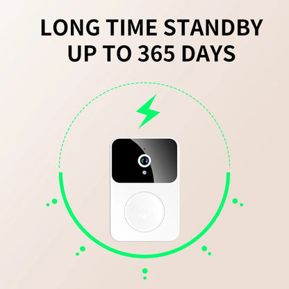 X9 Wireless HD 1080p OLED Video Doorbell with Night Vision Intercom Voice &amp; Rechargeable Security System for Home or Hotel