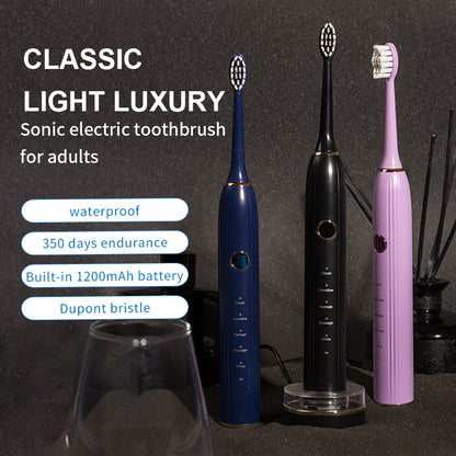 High Quality Luxury Automatic Sonic Electric Toothbrush for Adults Rechargeable with Soft Bristle