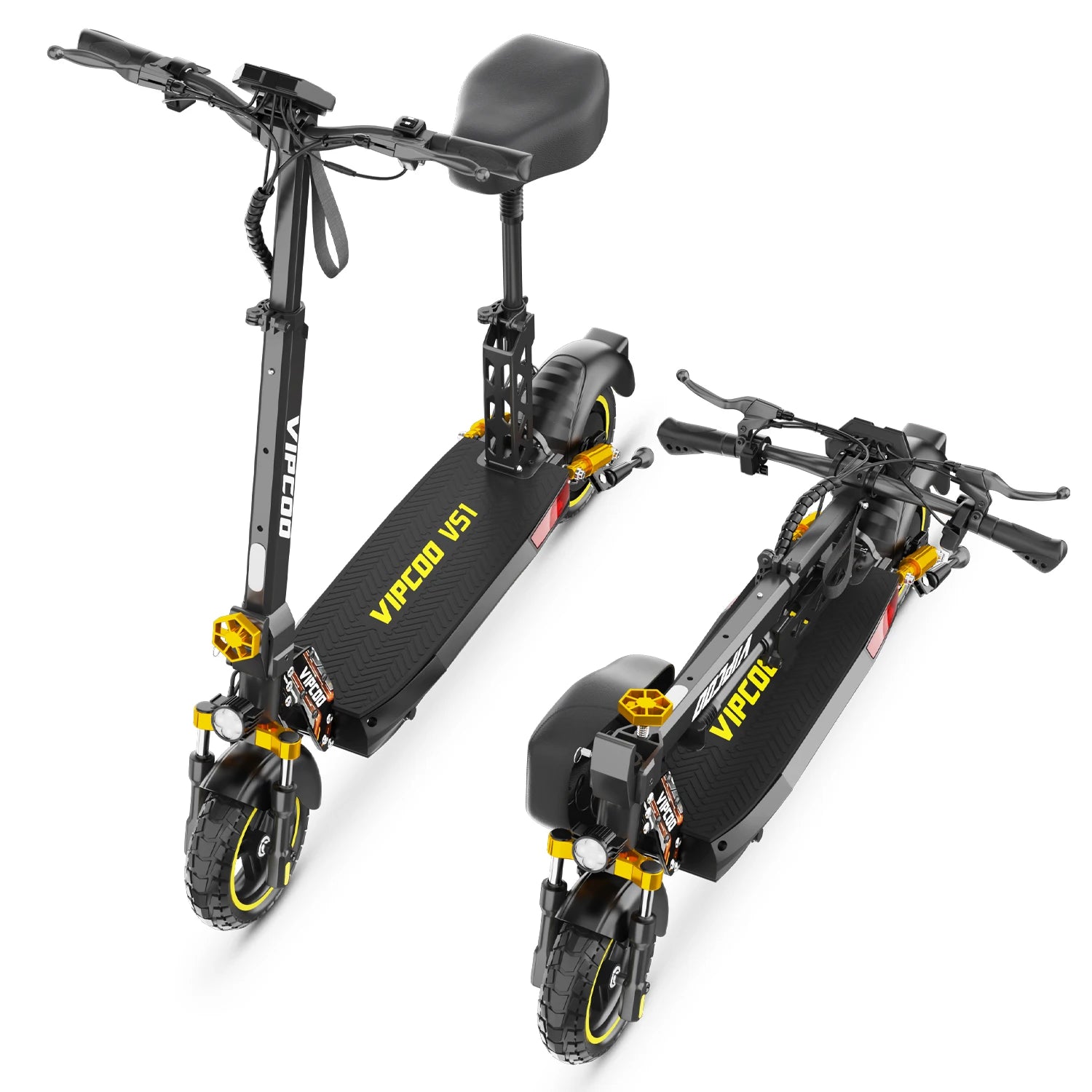 2025 New VIPCOO VS1 48v 700w Disc Brake Electric Scooter with Seat US Warehouse