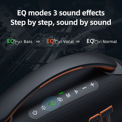 ZEALOT P12 60W Portable Speaker IPX6 Waterproof Outdoor Speaker with Handle Stereo Loud Sound Deep Bass