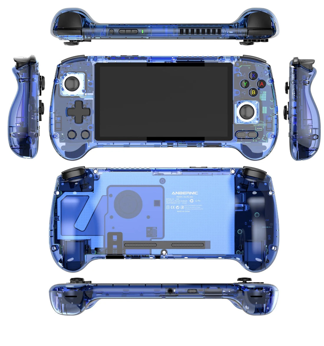 2025 New RG556 Handheld Game Console 5.48 Inch Screen WIFI 128GB 5830 Games Retro Video Gaming Console Android 13