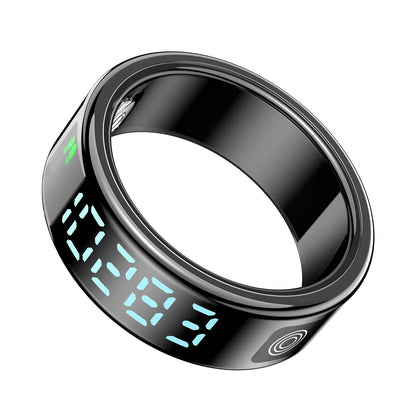 Hyperliving Smart Ring New 5ATM Touch Pad in Gold Black Silver Temperature Chip Remote Control Fitness and Sleep Tracker