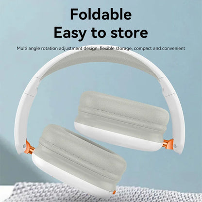 Foldable Over-Ear Headphones B300 Gaming Earphones 40mm Driver Computer Wireless Headset LED Indicator Light for Workout Running