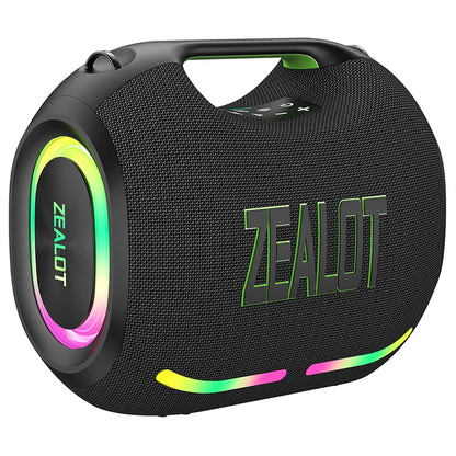 ZEALOT ZE01 120W Portable TWS Speaker IPX6 Waterproof with USB/TF/AUX for Mobile Phone