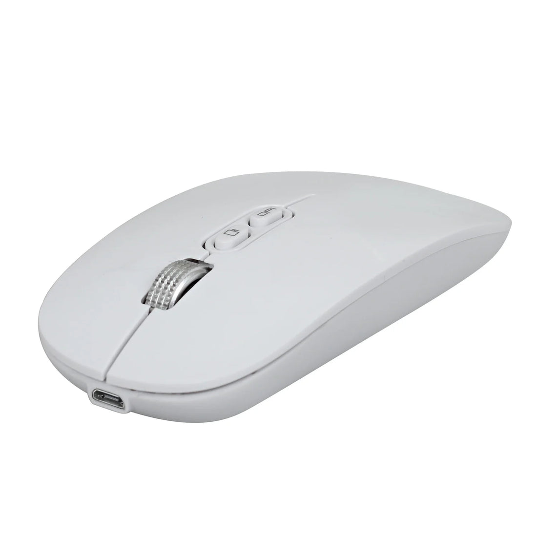 OEM Custom Computer Laptop High Quality White Cute Silent Slim Charging BT 2.4Ghz Wireless Mouse