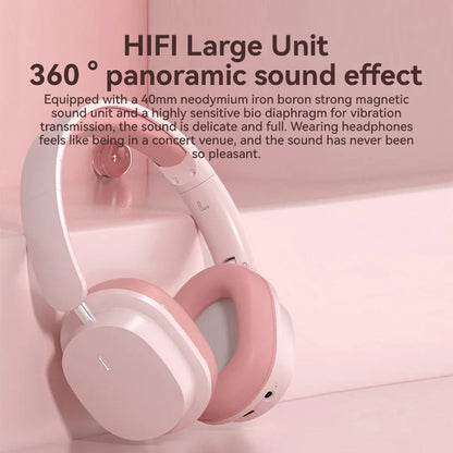 SY30 Wireless 5.3 Headset Hifi Sound Over Ear Stereo Headphones Foldable Sports Gaming Earphones With Card Insertion Function