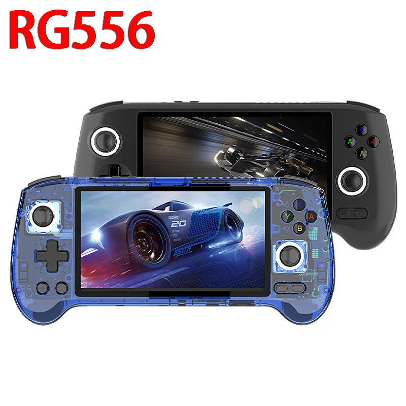 2025 New RG556 Handheld Game Console 5.48 Inch Screen WIFI 128GB 5830 Games Retro Video Gaming Console Android 13