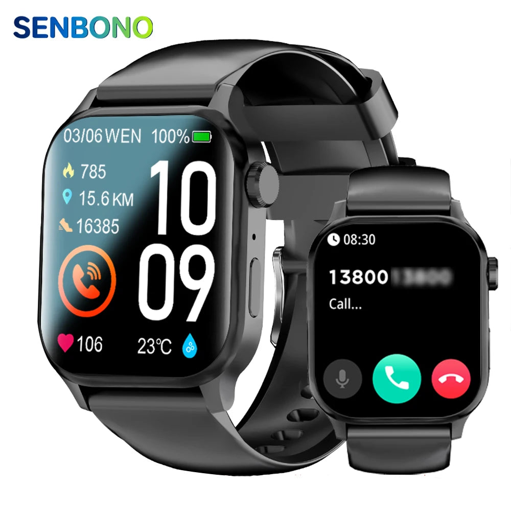 SENBONO G93 New Smart Watch Men Women 1.85&