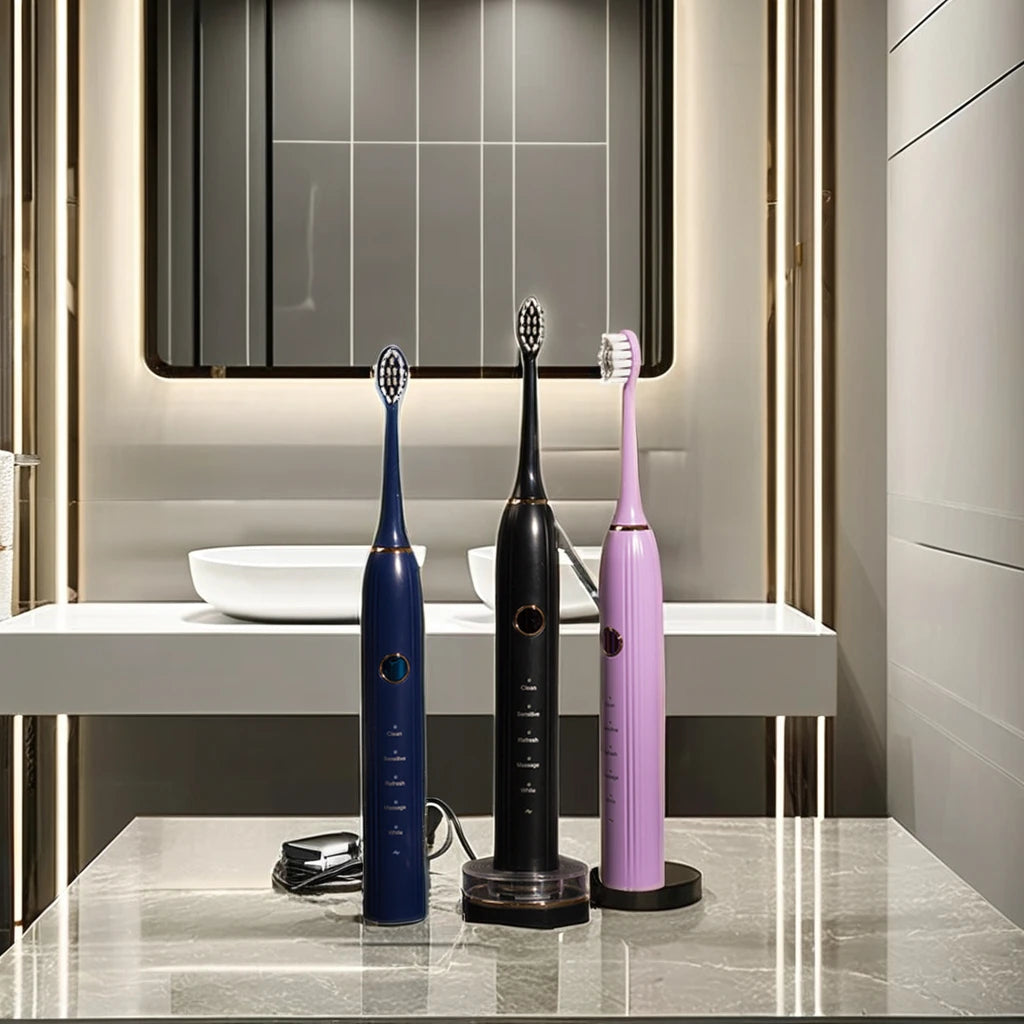 High Quality Low Noise Premium Smart Home Use Sonic Electric Toothbrush
