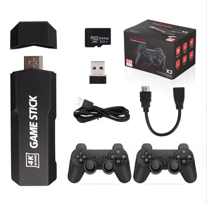 Ultra HD 4K 3D  64gb 128gb X2 Game Stick Retro GD10 Video Game Console