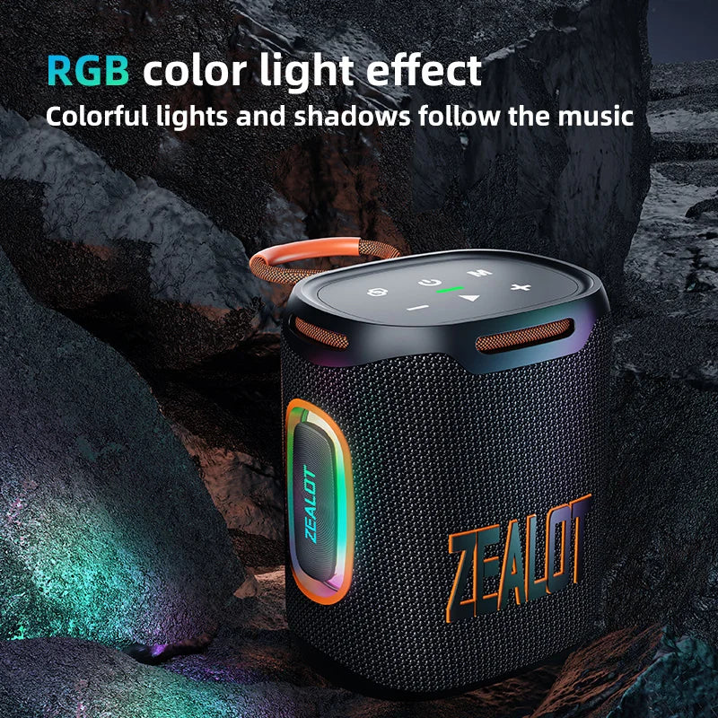 New Model Portable Blue Tooth Speaker Zealot S122 25w 6000mAh Battery Speaker in US Warehouse