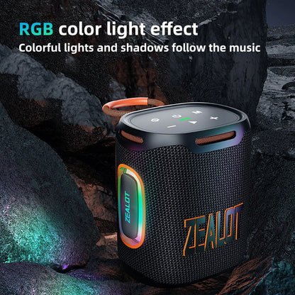 New Model Portable Blue Tooth Speaker Zealot S122 25w 6000mAh Battery Speaker in US Warehouse
