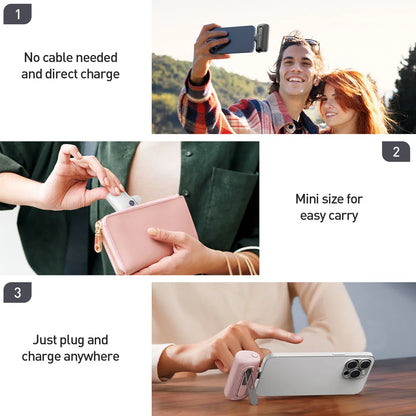 US Cheap Bulk Items Wholesale Factory Powerbank 5000mah Fast Charging Portable Charger Mini iPhone Power Bank with Holder