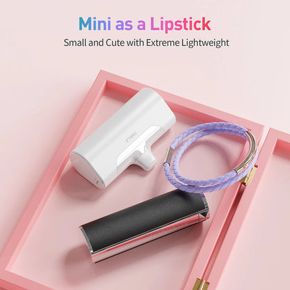 Local US Stock Clearance Sale Small Mini Size Built-in Plug Factory Portable Charger Battery Pack Power Bank for Phone
