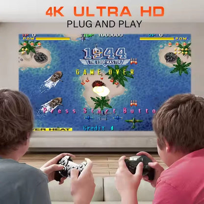 P30 MAX Game Projector Classic Video Game Console Retro 3D Games Potable Projector 720P HD Output Home Projector for Party