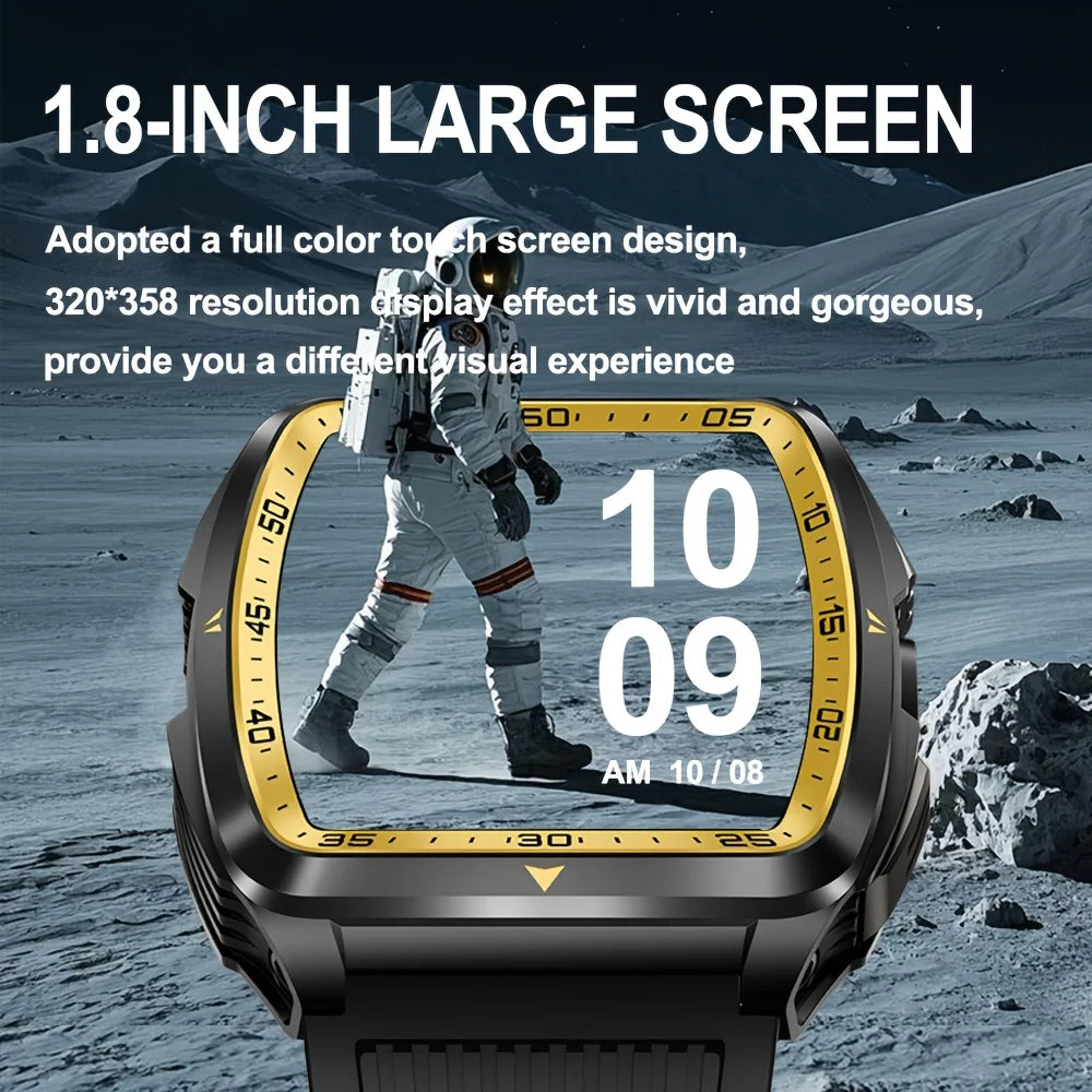 SENBONO KT83 Outdoor Sports Square Smart watch Answer Call Big Battery Fitness Tracker Waterproof Smartwatch Men for IOS Android