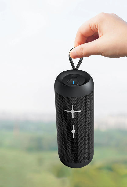 Hot Selling EBS-606 14W Powerful Bass for Bluetooth Speaker Fabric Mesh Handle Wireless Charging Function for Computer Sound Box