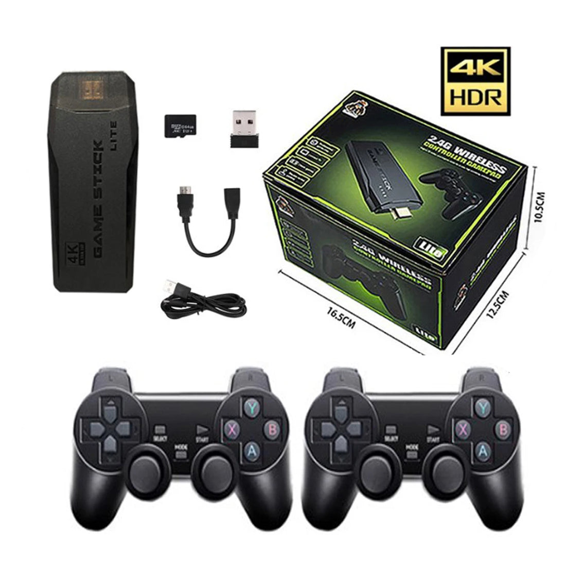 Factory Price  Mini USB Stick M8 Retro Video Game Super Console 4K HD With 64GB 10000+ TV  Retro Games