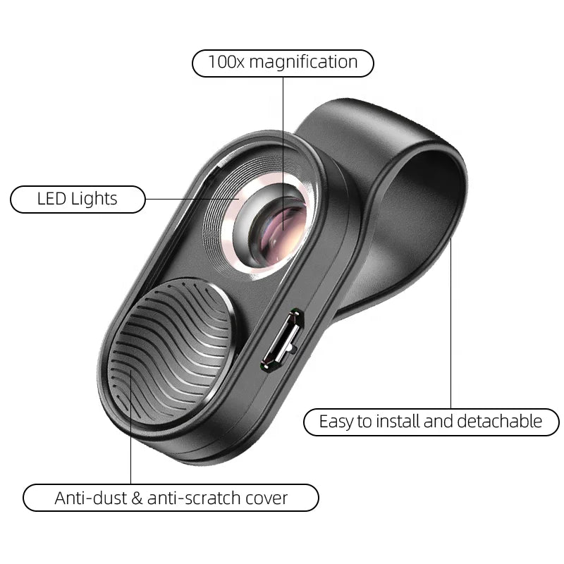 Mini Pocket Camera Lens Digital Microscope for Mobile Smart Cell Phone Smartphone