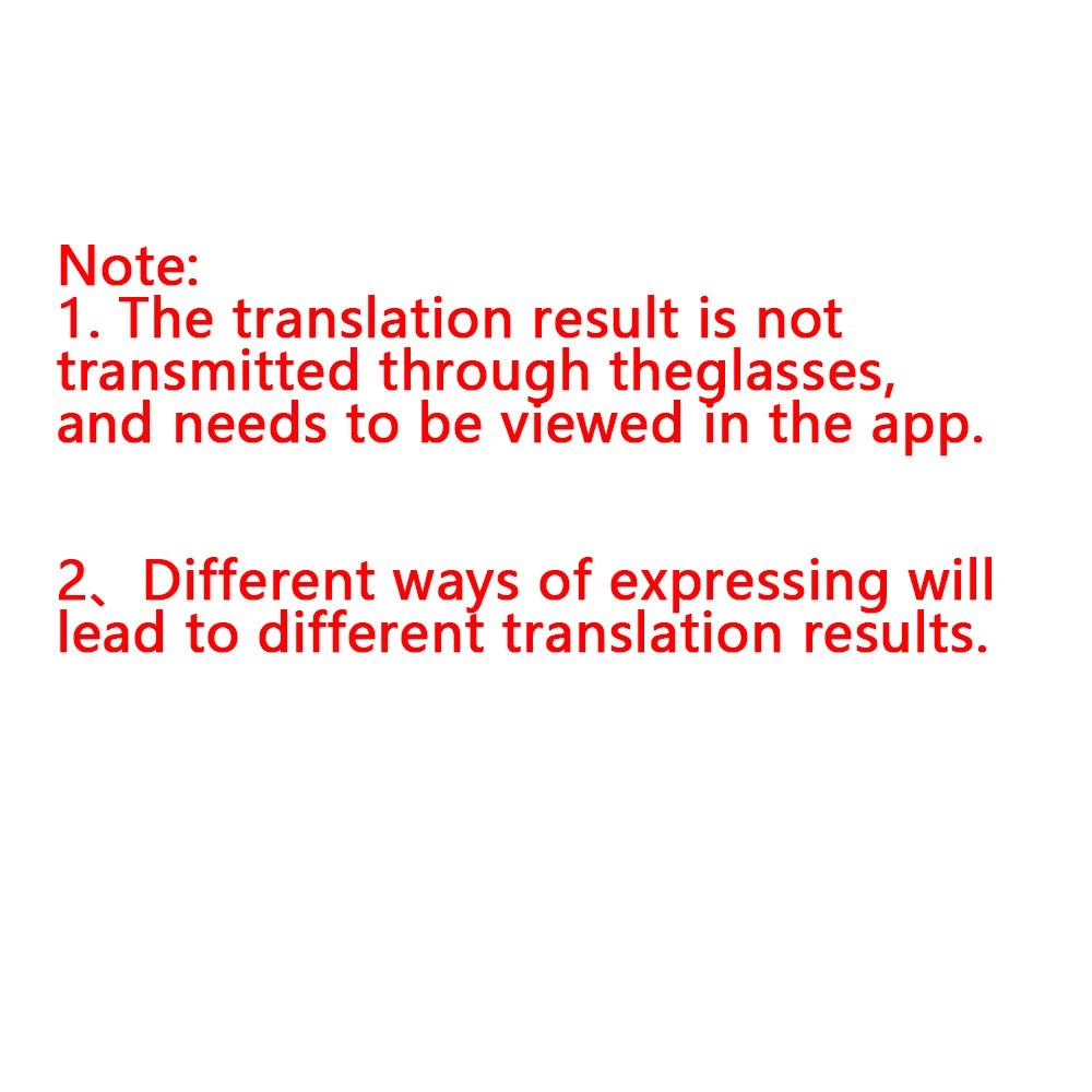 SENBONO AI Language Translation Glasses Supports 144 Language Translations Wireless Music Calling Rechargeable AI Smart Glasses