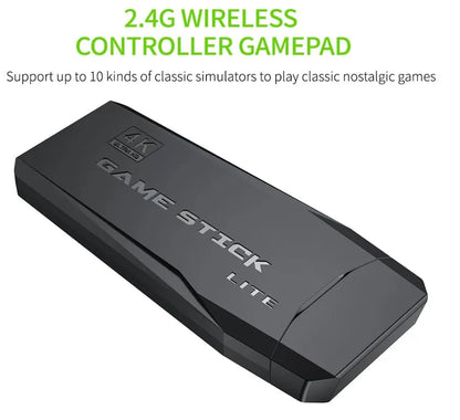 Factory Price  Mini USB Stick M8 Retro Video Game Super Console 4K HD With 64GB 10000+ TV  Retro Games