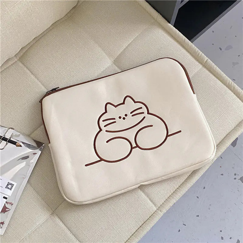 3D Embroidered Animal Design Tablet Case - Premium Durable Breathable Case for All 10.2&quot; Tablets