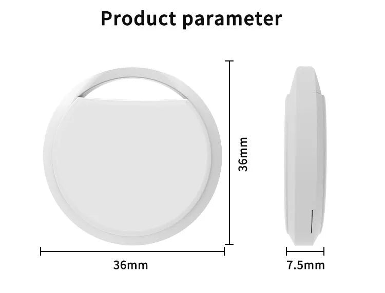 Smart Bluetooth Pet Tracker with Anti-Loss Alarm &amp; Real-Time GPS Tracking for Dogs &amp; Cats