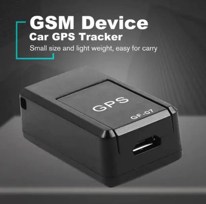GF07 Magnetic Mini GPS Tracker - Real-Time Vehicle/Motorcycle Asset Tracking with TF Card Storage | Compact GSM GPS Security Device