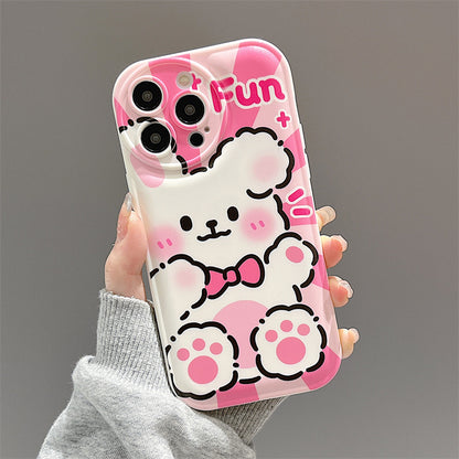 The new iphone14 mobile phone case iphone1415promax air cushion silicone iphone12/11 is suitable for iphone13Pro delivery.