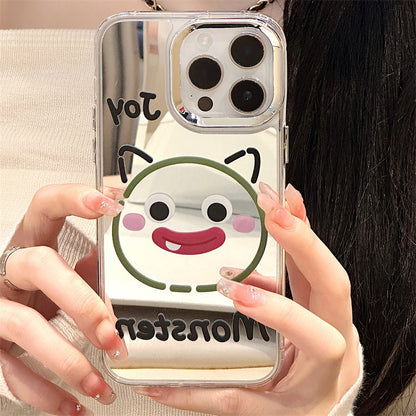 Magnetic soft protective case iPhone14 mobile phone case iPhone16Pro three-in-one mirror case iPhone15Promax is suitable for iPhone12/iPhone13 delivery.