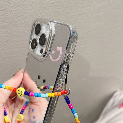 Epoxy resin Epoxy shell iPhone16Pro for 14 bracelets iPhone15Pro iPhone case protective case iPhone12 three-in-one mirror