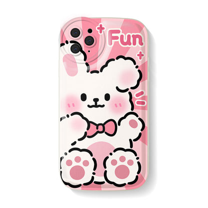 The new iphone14 mobile phone case iphone1415promax air cushion silicone iphone12/11 is suitable for iphone13Pro delivery.