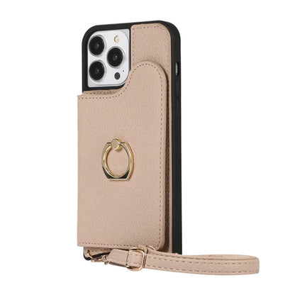 Leather Phone Case for iPhone 11/12/13/14/15/16 Pro Max - Scratch-Resistant &amp; Drop Protection”